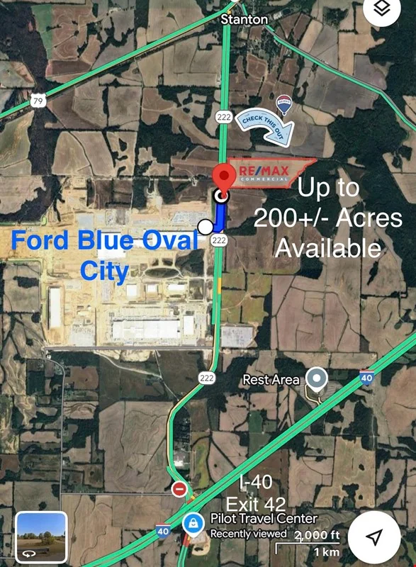 0 Hwy 222 - 1.24 Acres - Across from Ford Blue Oval — Sale in Stanton, TN, photo 3 of 8