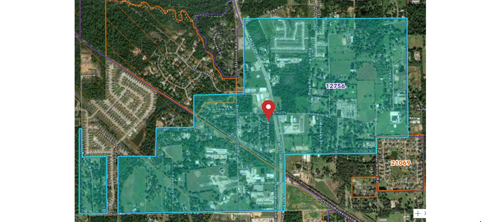 Unrestricted 2.5 AC Development Tract – Utilities,… — Sale in Tomball, TX, photo 2 of 5