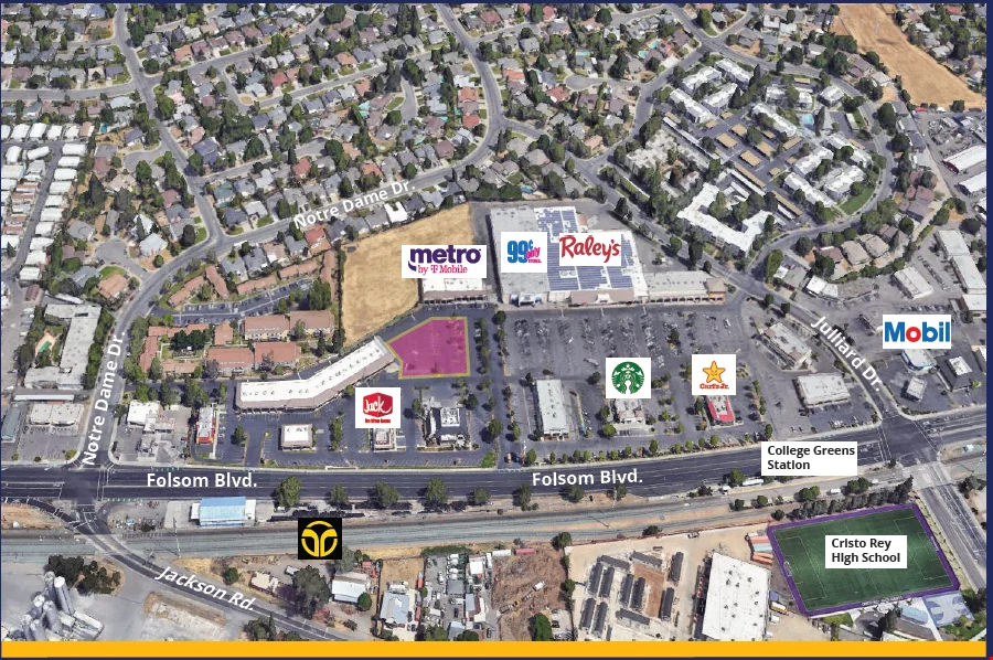 Folsom Boulevard Shopping Center Pad for sale — Sale in Sacramento, CA, photo 1 of 7