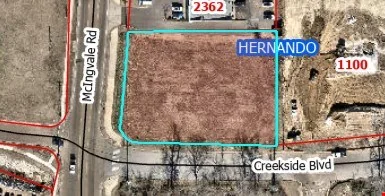 0.80 AC - McIngvale Rd & Creekside Blvd — Sale in Hernando, MS, photo 2 of 5