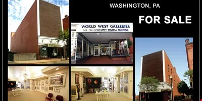 The World West Galleries Building — Sale in Washington, PA, photo 1 of 8
