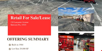 RETAIL FOR SALE — Sale in Malvern, PA, photo 2 of 8