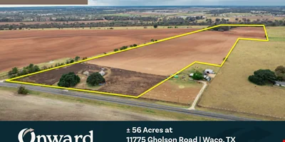 56.923 Acres at 11775 Gholson Rd. — Sale in Waco, TX, photo 1 of 8