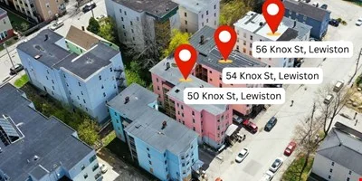 50, 54 & 56 Knox Street - multifamily for sale in lewiston, ME
