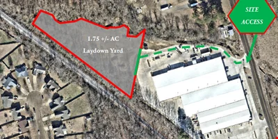 Laydown Yard - 1725 Memphis Street - industrial for sale in hernando, MS