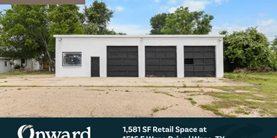 1,581 SF Retail Space For Lease at 1516 E Waco Drive