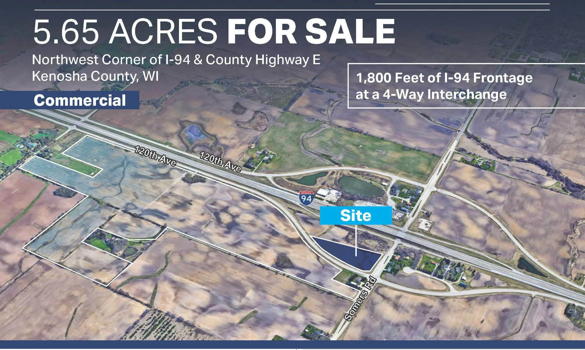 NW Corner of I-94 & Cty Hwy E — Sale in Somers, WI, photo 1 of 1
