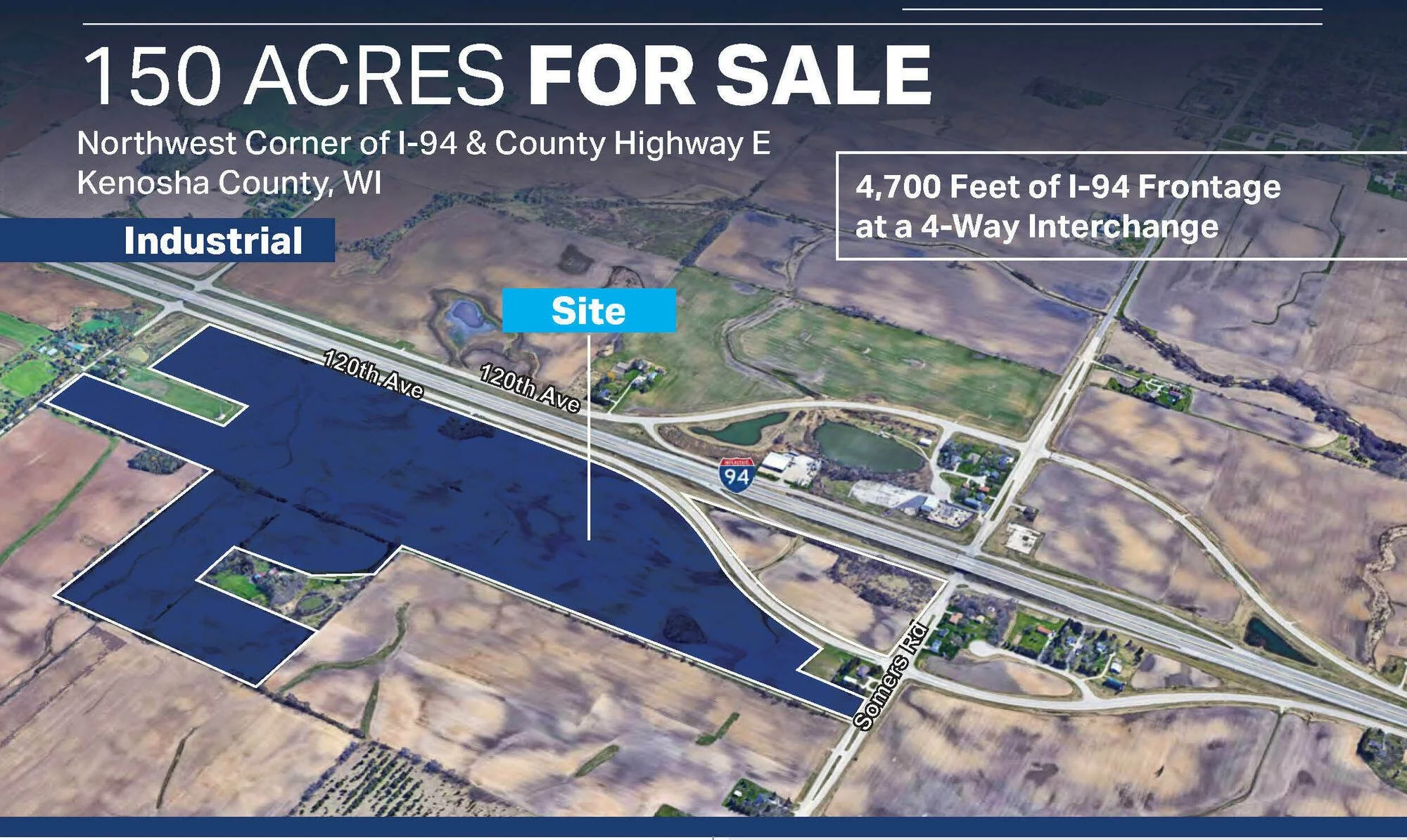 Northwest Corner of I-94 & Cty Hwy E — Sale in Somers, WI, photo 1 of 1
