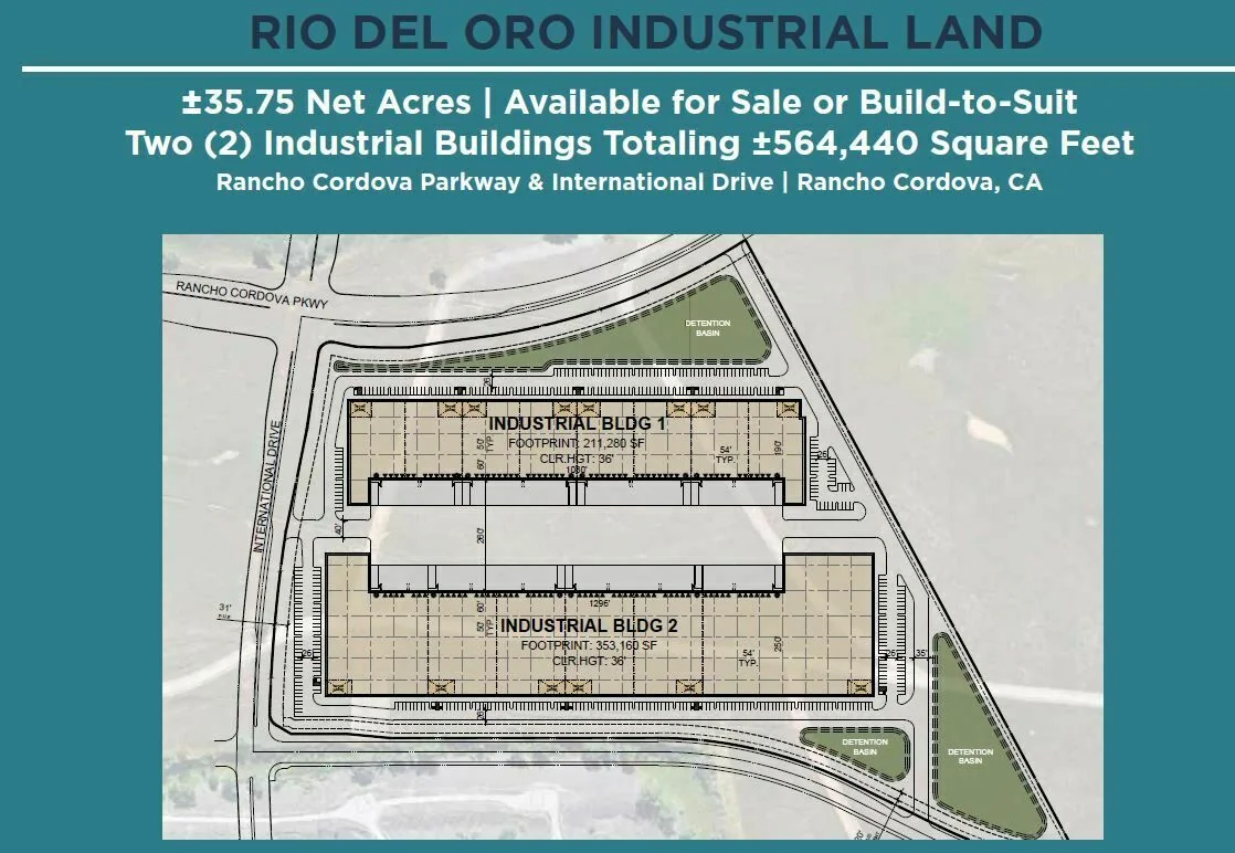 Rio Del Oro Industrial Land — Sale in Rancho Cordova, CA, photo 1 of 2