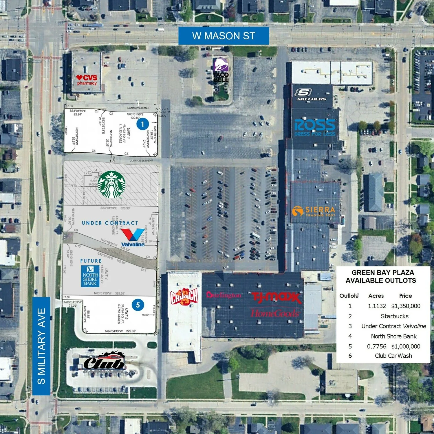 Green Bay Plaza Outlots — Sale in Green Bay, WI, photo 2 of 2