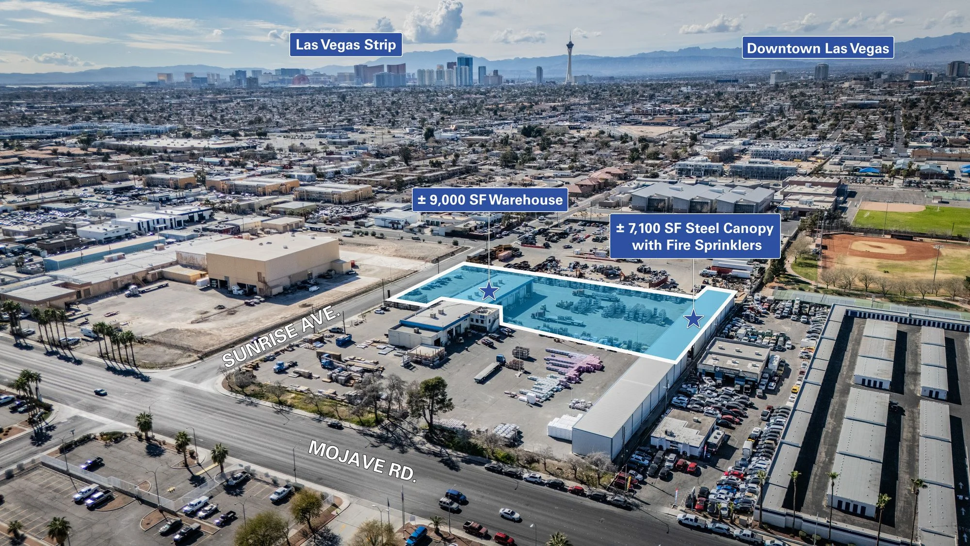 9,000 SF on 2.30 Acres - 101 Mojave — Lease in Las Vegas, NV, photo 2 of 5