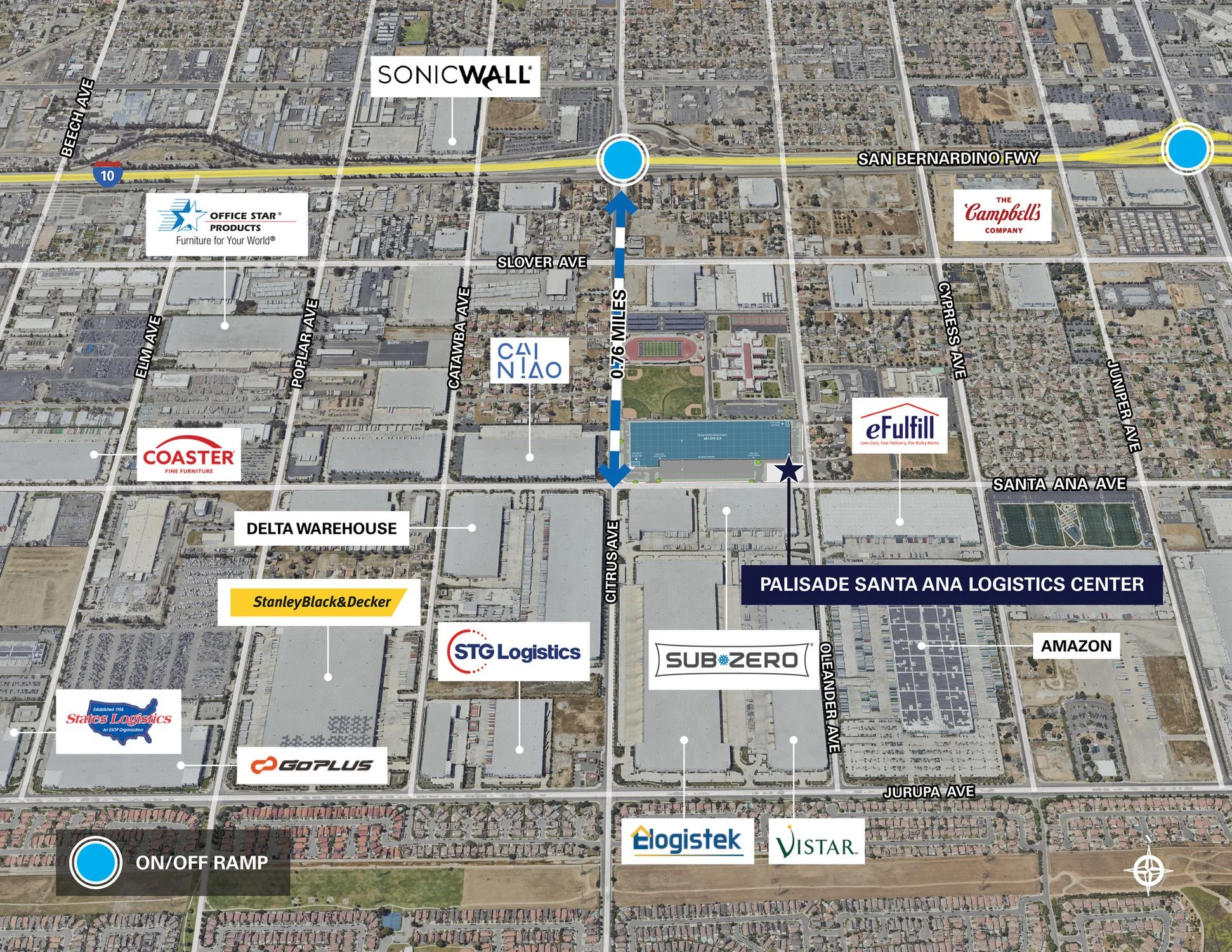 Palisade Santa Ana Logistics Center — Lease in Fontana, CA, photo 3 of 3