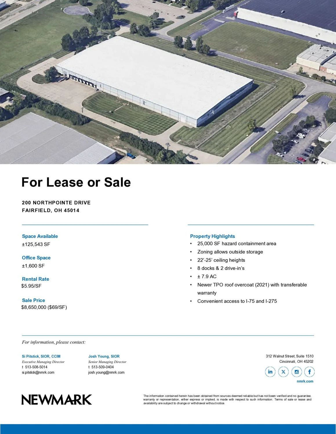 200 Northpointe Drive — Lease in Fairfield, OH, photo 2 of 2
