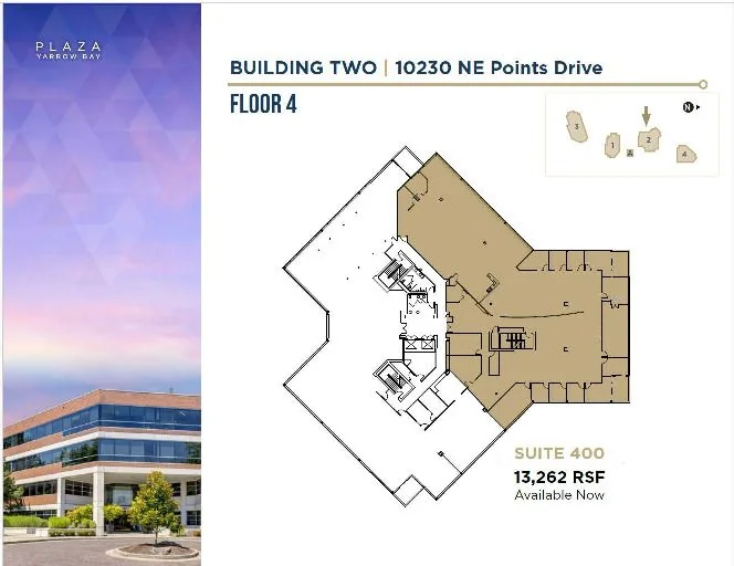 Plaza Yarrow Bay - Bldg 2 — Lease in Kirkland, WA, photo 2 of 2
