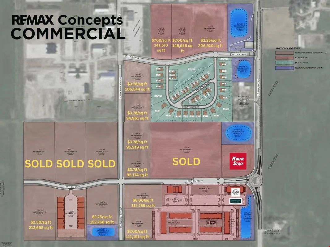 600 S Main Ave, Huxley, Lot 3, Plat 2 - retail for sale in huxley, IA