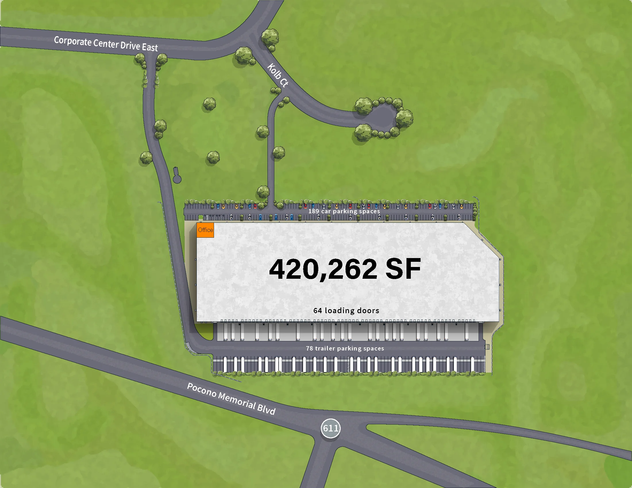1180 Corporate Center Dr E - industrial for sale in tobyhanna, PA