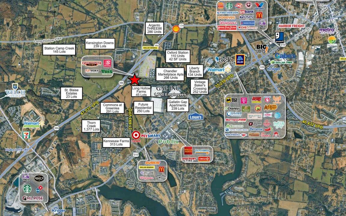 1497 Greenlea Blvd - retail for sale in gallatin, TN