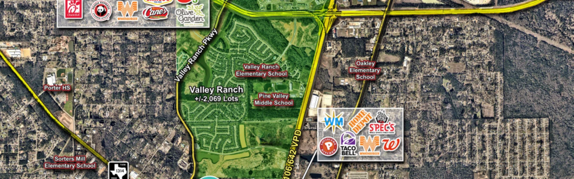 Valley Ranch – Pad Sites for Ground Lease — Lease in Porter, TX, photo 4 of 4