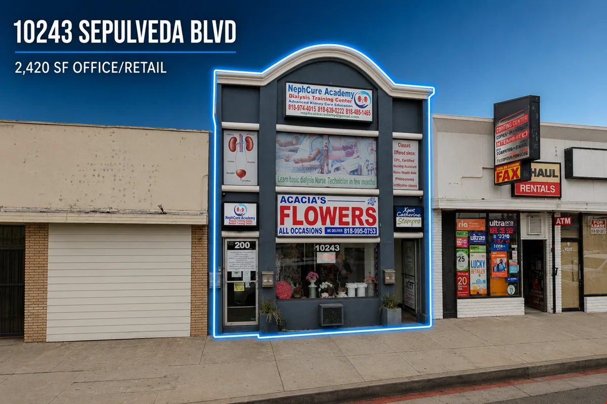 Office/Retail - mixed use for sale in los angeles, CA