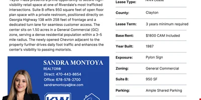 Taylor Plaza — Lease in Riverdale, GA, photo 2 of 6