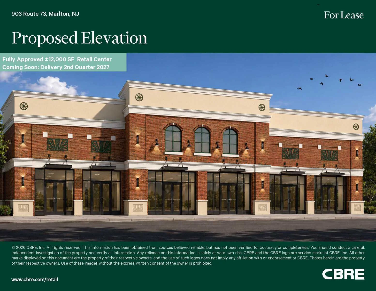 Coming Soon - Fully Approved - ±12,000 SF Retail Center — Lease in Evesham, NJ, photo 1 of 3