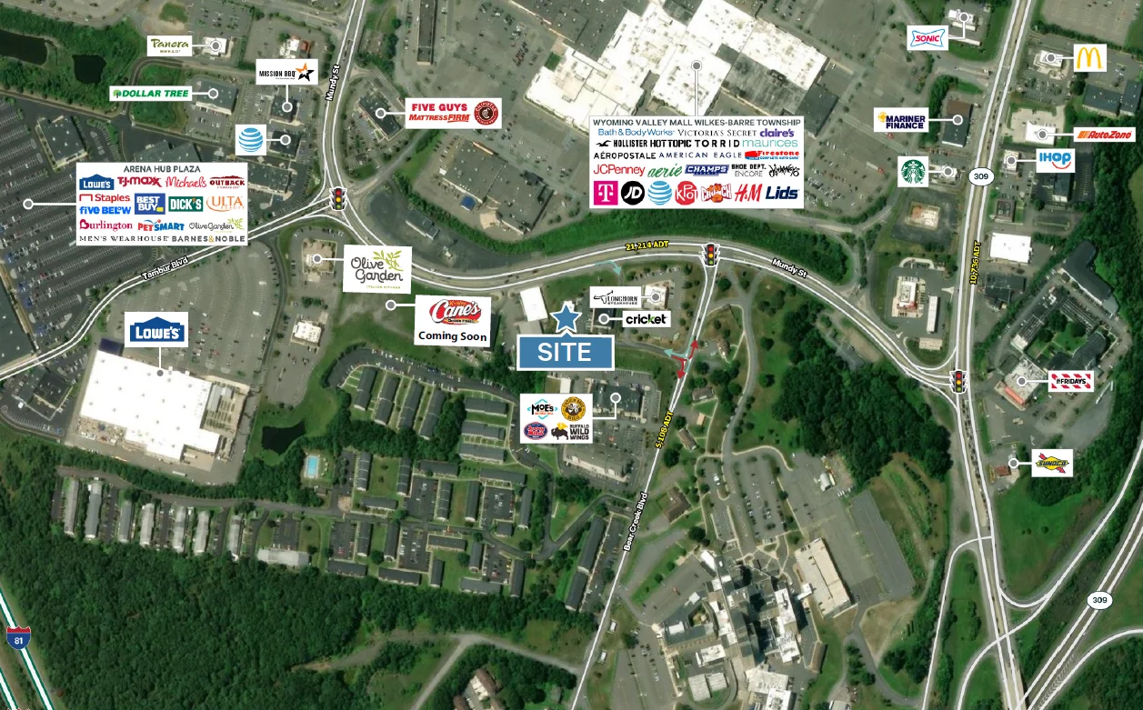 Retail in Wilkes-Barre, PA — Lease in Wilkes-Barre, PA, photo 2 of 2
