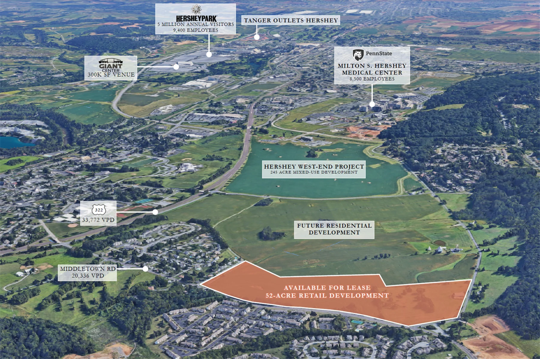 Proposed Retail Development — Lease in Hershey, PA, photo 1 of 2