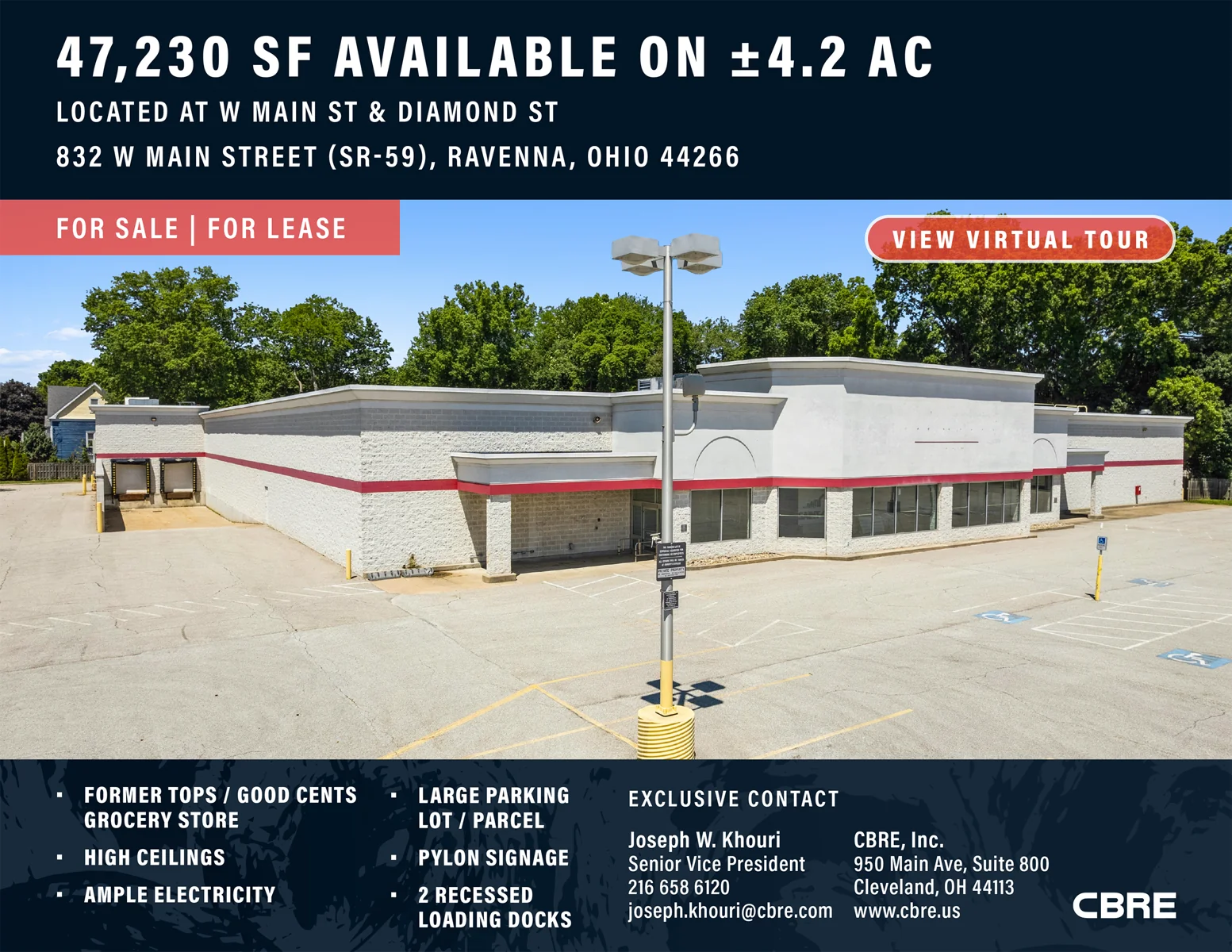 47,230 SF Available on ±4.2 AC — Sale in Ravenna, OH, photo 1 of 8