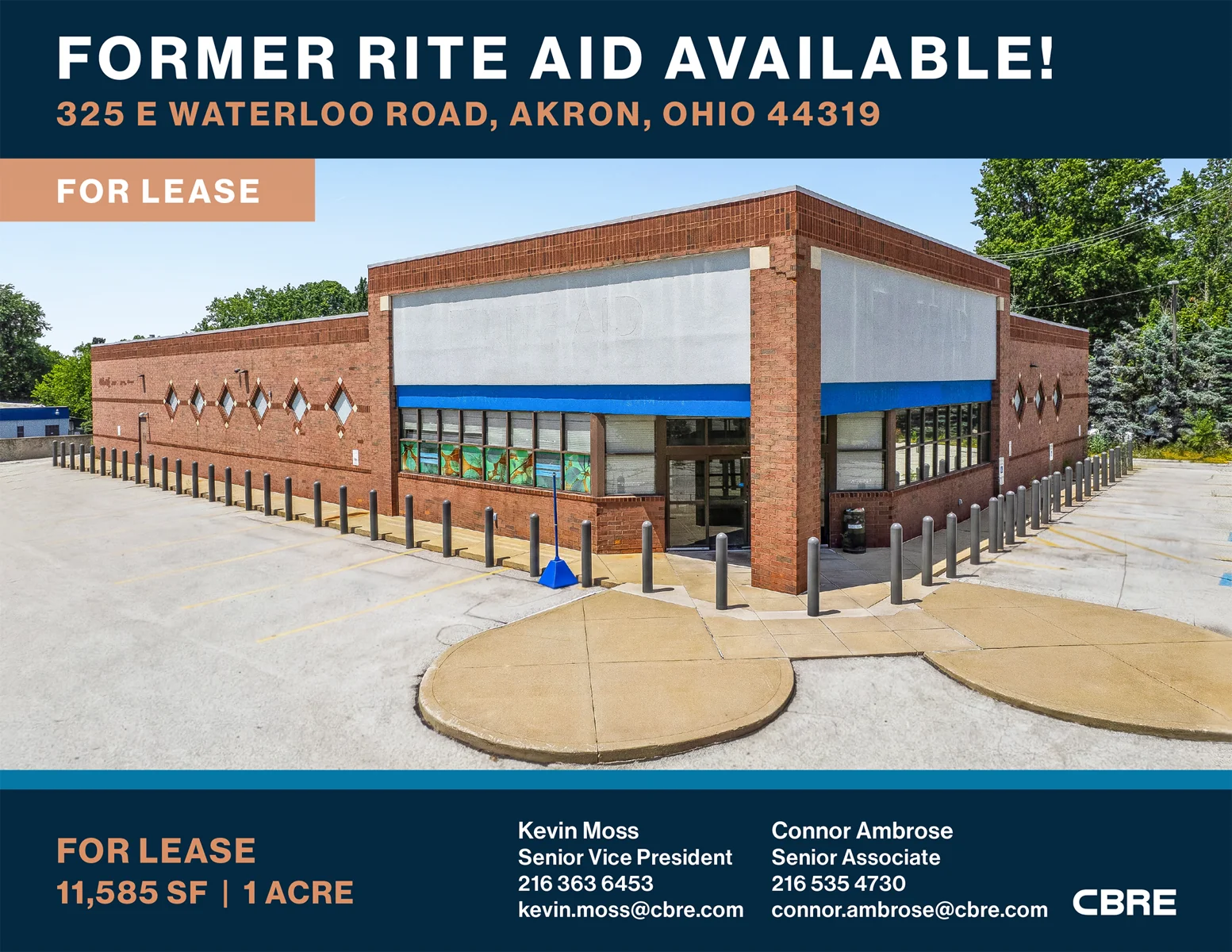 Former Rite Aid Available! — Lease in Akron, OH, photo 1 of 3