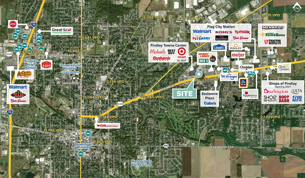 Findlay Towne Center — Lease in Findlay, OH, photo 1 of 4
