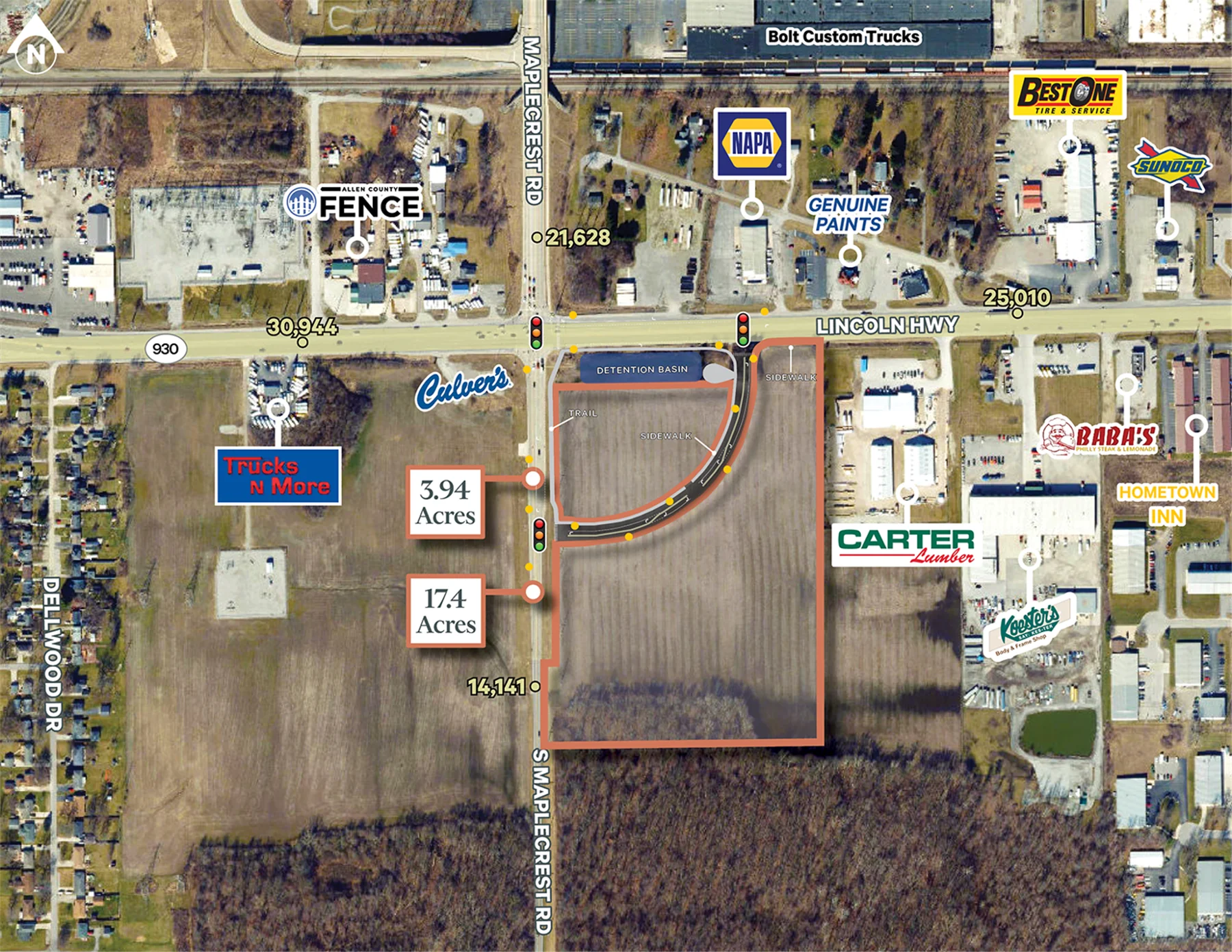 Commercial Land - Fort Wayne, IN — Sale in Fort Wayne, IN, photo 1 of 1