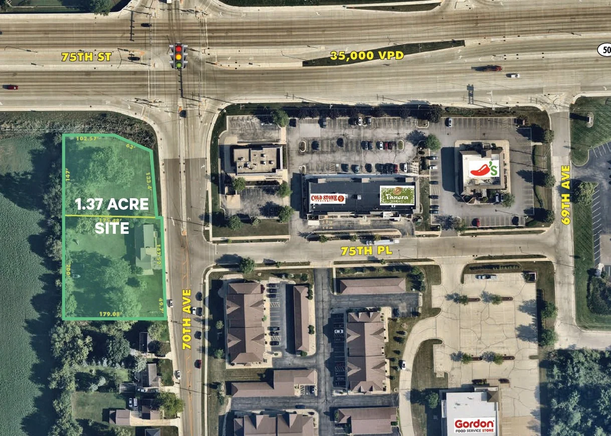 1.37 Acres Development Land — Lease in Kenosha, WI, photo 1 of 4
