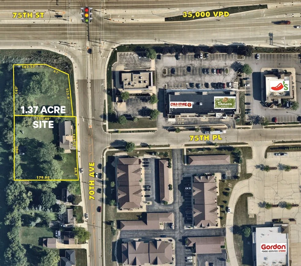 1.37 Acres Development Land — Lease in Kenosha, WI, photo 2 of 4
