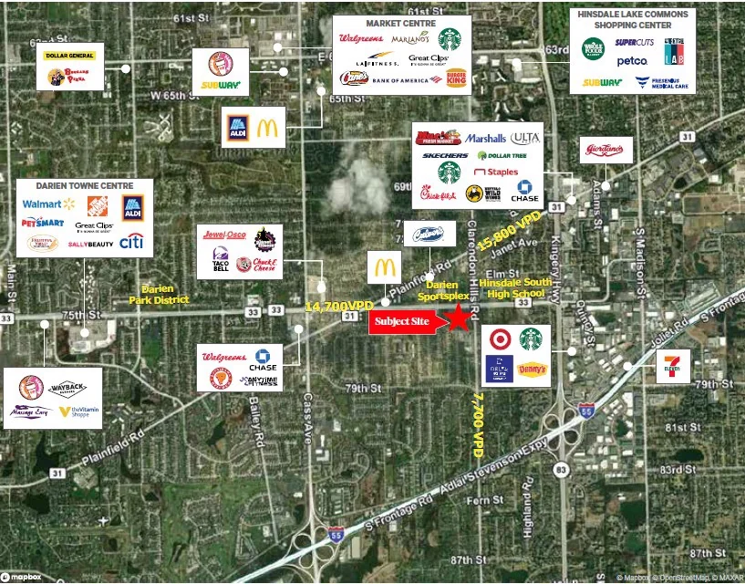 Willow Commons Shopping Center — Lease in Willowbrook, IL, photo 2 of 2
