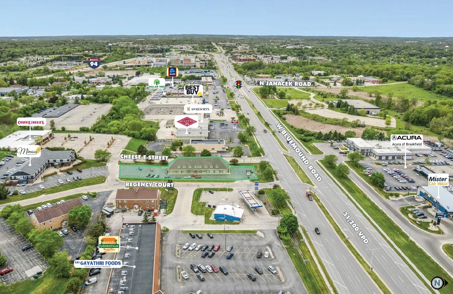 Bluemound Road Retail & Office Space — Lease in Brookfield, WI, photo 4 of 4