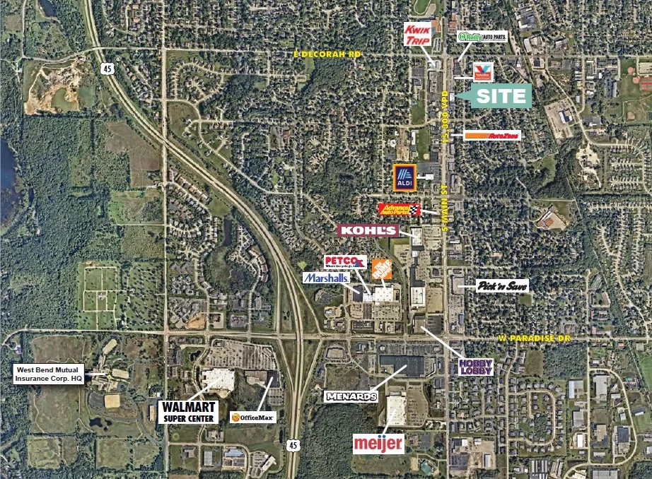 West Bend Retail & Outlot — Lease in West Bend, WI, photo 1 of 2