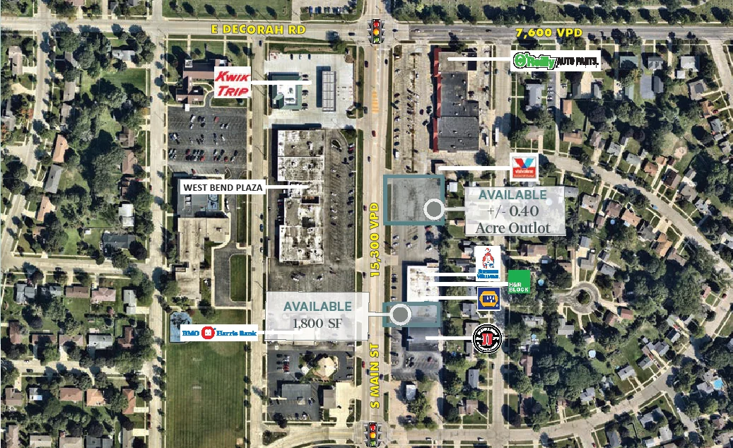 West Bend Retail & Outlot — Lease in West Bend, WI, photo 2 of 2