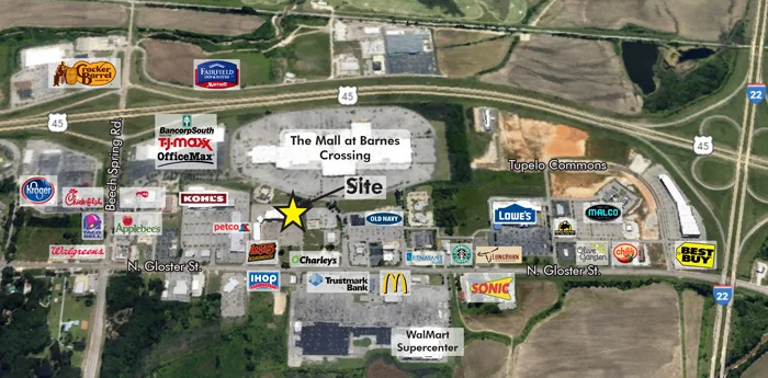 Shops at Barnes Crossing — Lease in Tupelo, MS, photo 2 of 2