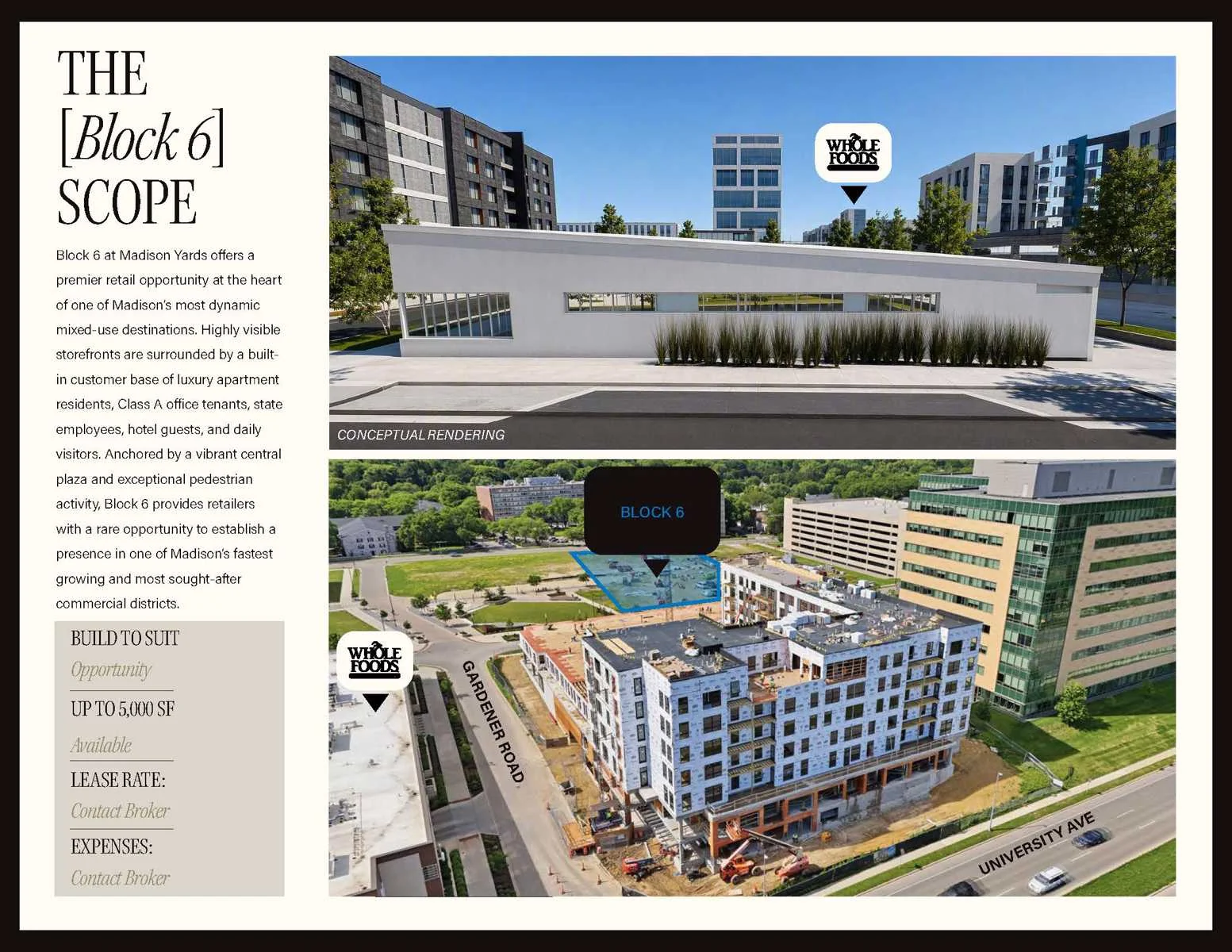 Block 6 at Madison Yards — Lease in Madison, WI, photo 3 of 5