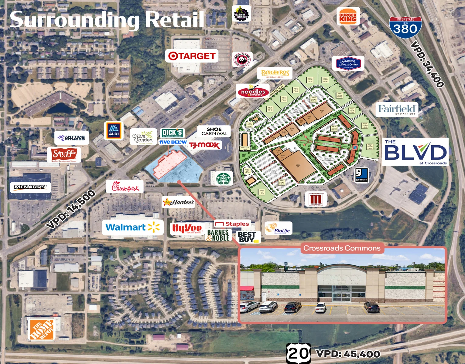 Crossroad Commons — Lease in Waterloo, IA, photo 2 of 6
