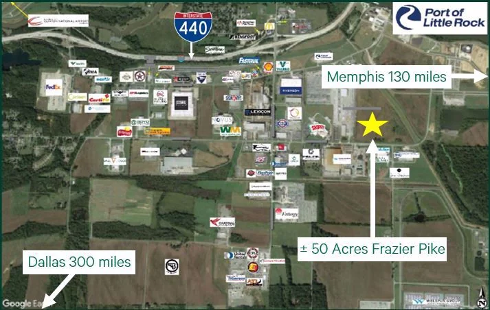 ± 50 Ac - Build to Suit - Industrial Development Parcel — Lease in Little Rock, AR, photo 4 of 7