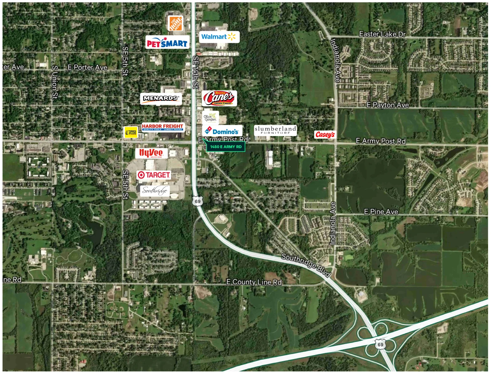 1450 E Army Post Rd — Lease in Des Moines, IA, photo 2 of 8