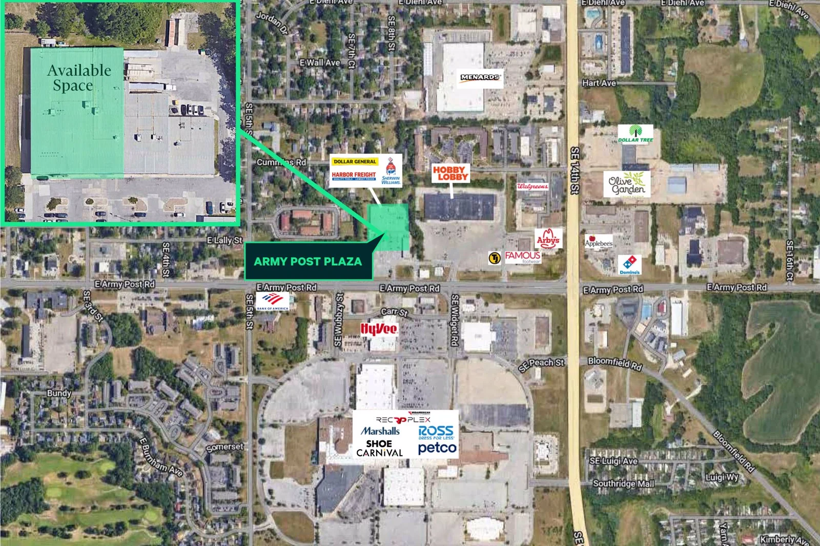 Army Post Plaza — Lease in Des Moines, IA, photo 2 of 2