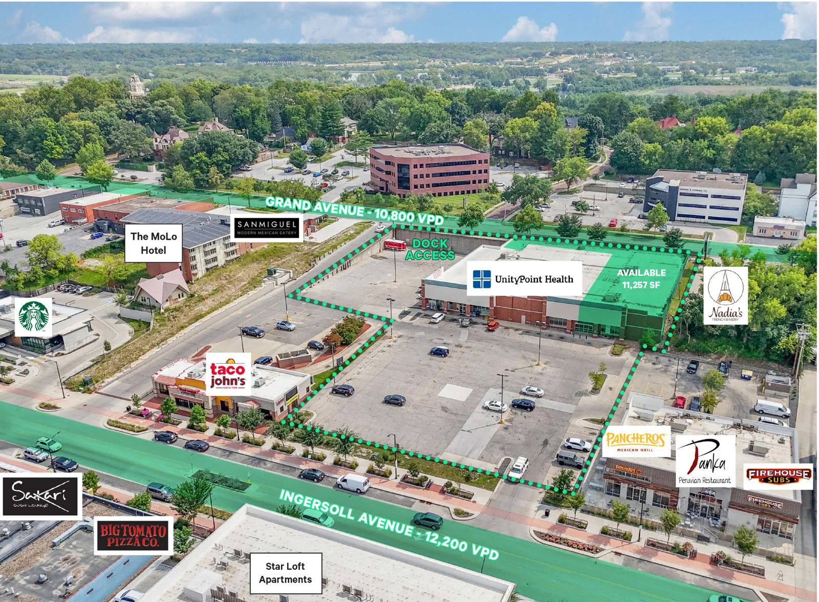 Retail in Des Moines, IA — Lease in Des Moines, IA, photo 2 of 6