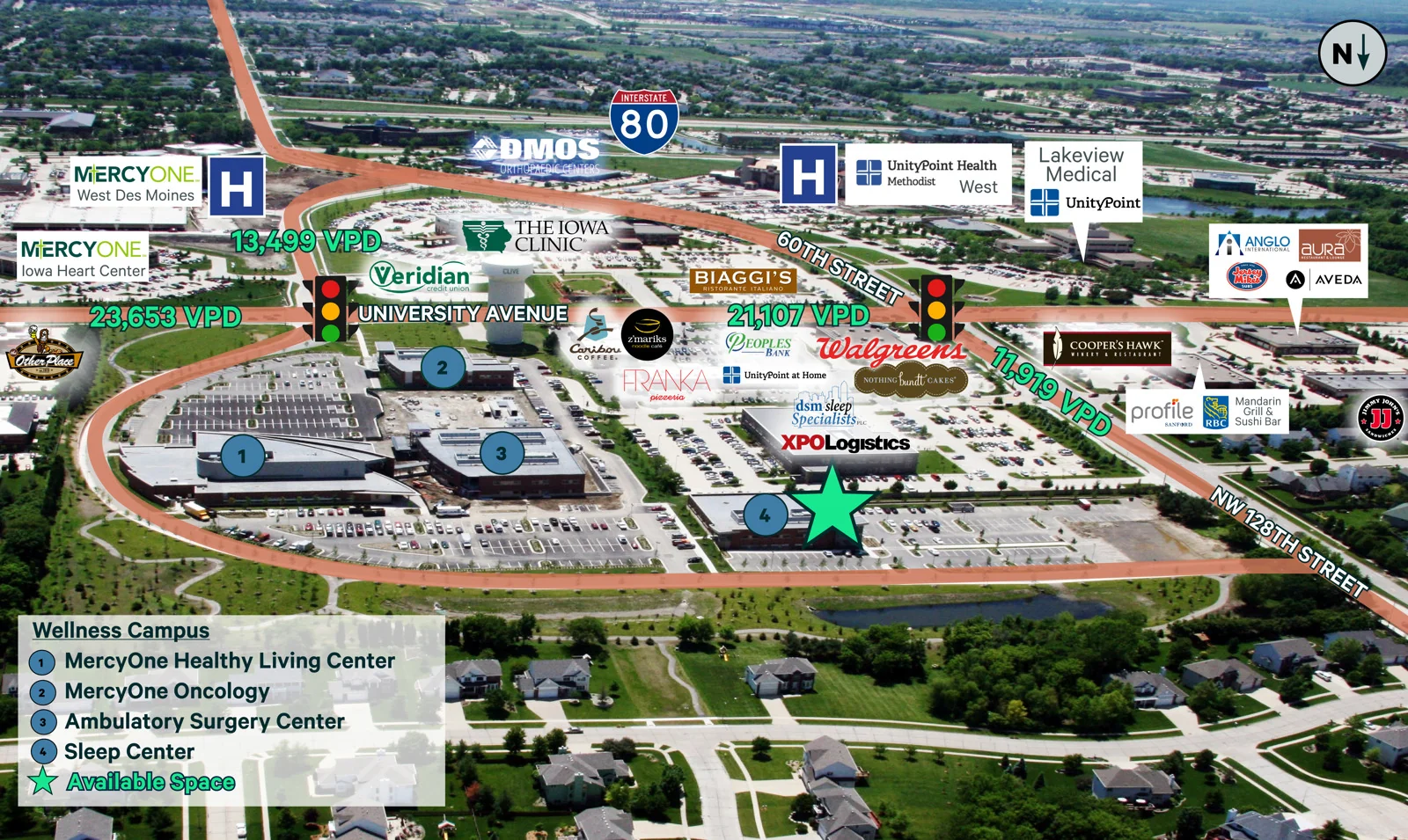 MercyOne Wellness Campus Building 5 — Lease in Clive, IA, photo 2 of 3
