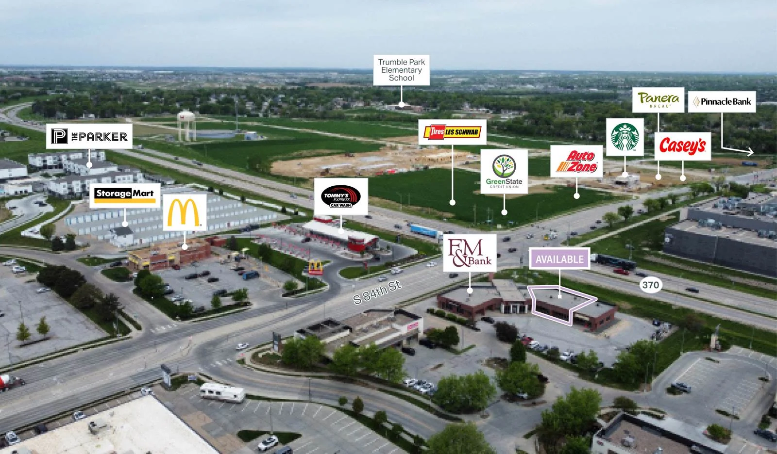 SEC 84th Street & Highway 370 — Lease in Papillion, NE, photo 3 of 8