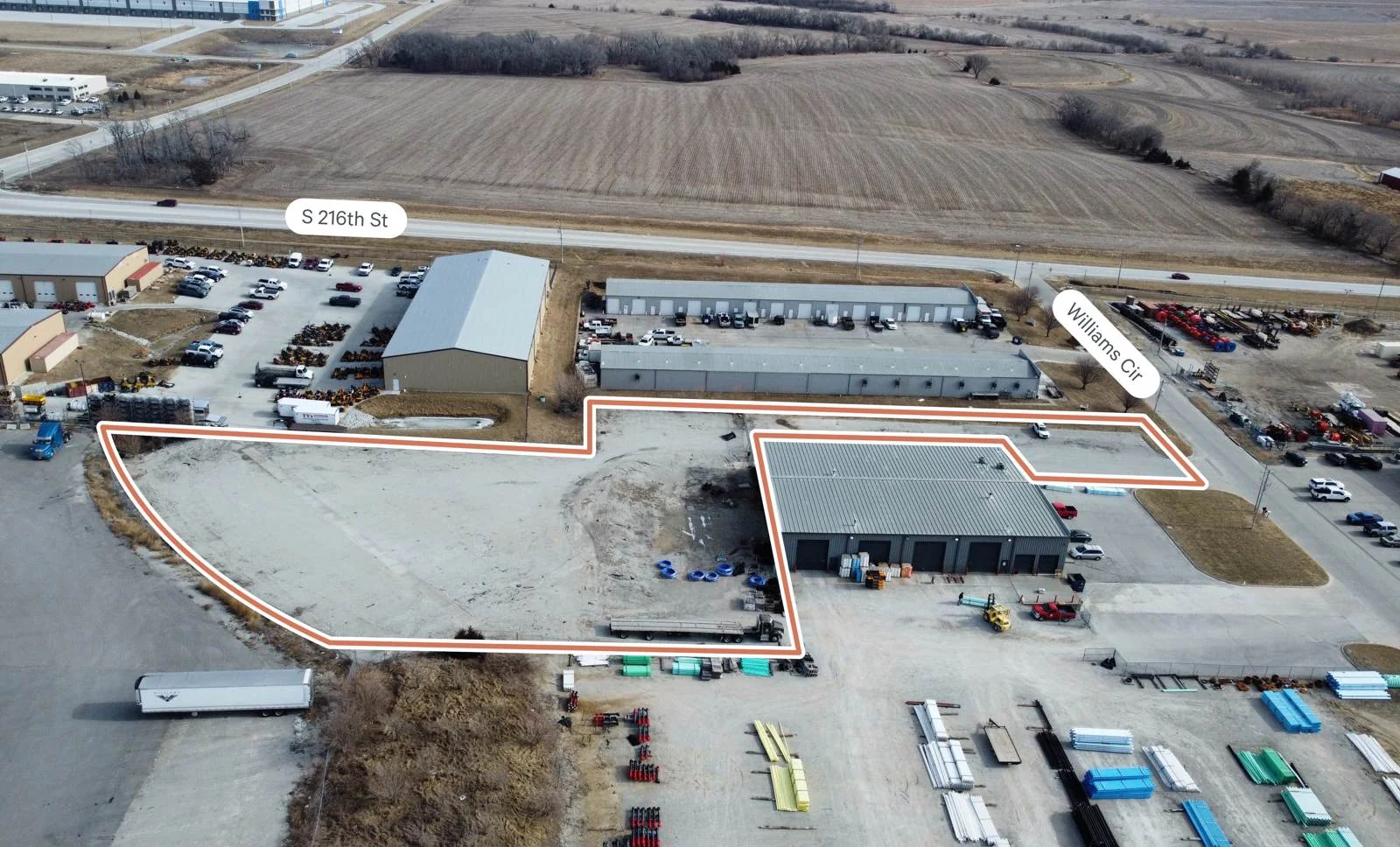 Gretna Outdoor Storage — Lease in Gretna, NE, photo 3 of 8