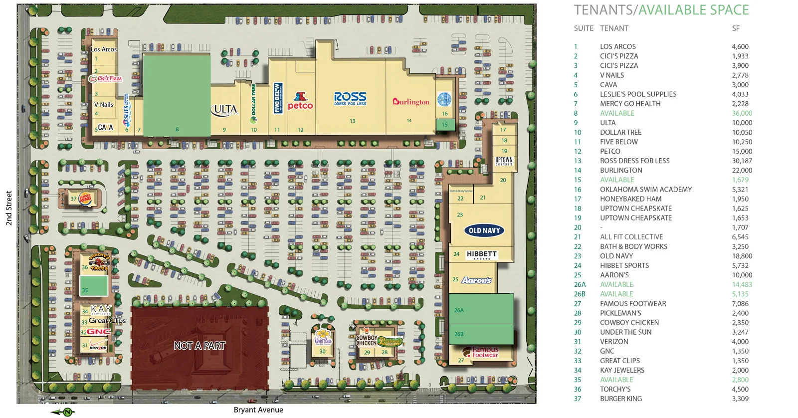Bryant Square Shopping Center — Lease in Edmond, OK, photo 4 of 4