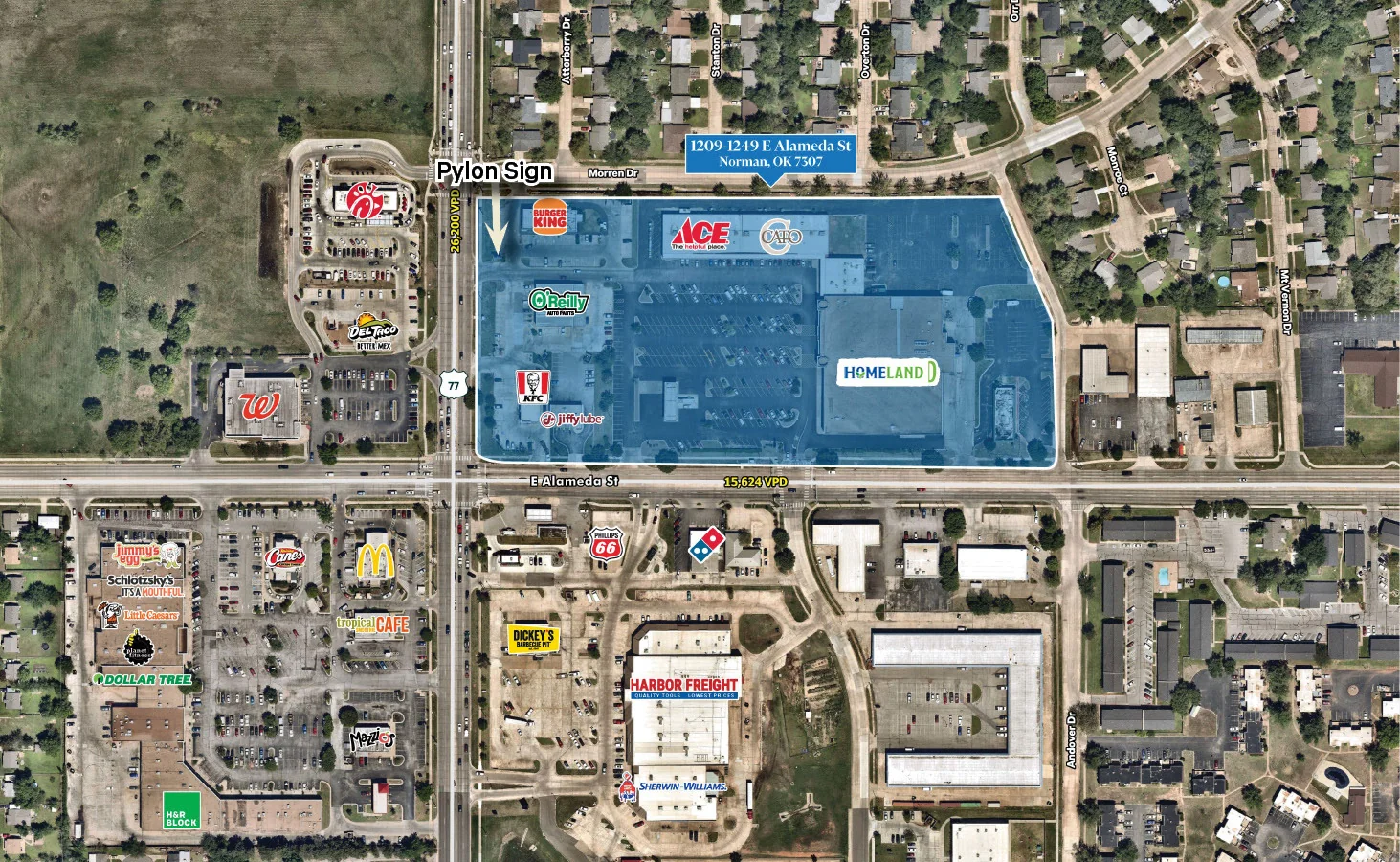 Heisman Square Shopping Center — Lease in Norman, OK, photo 2 of 2