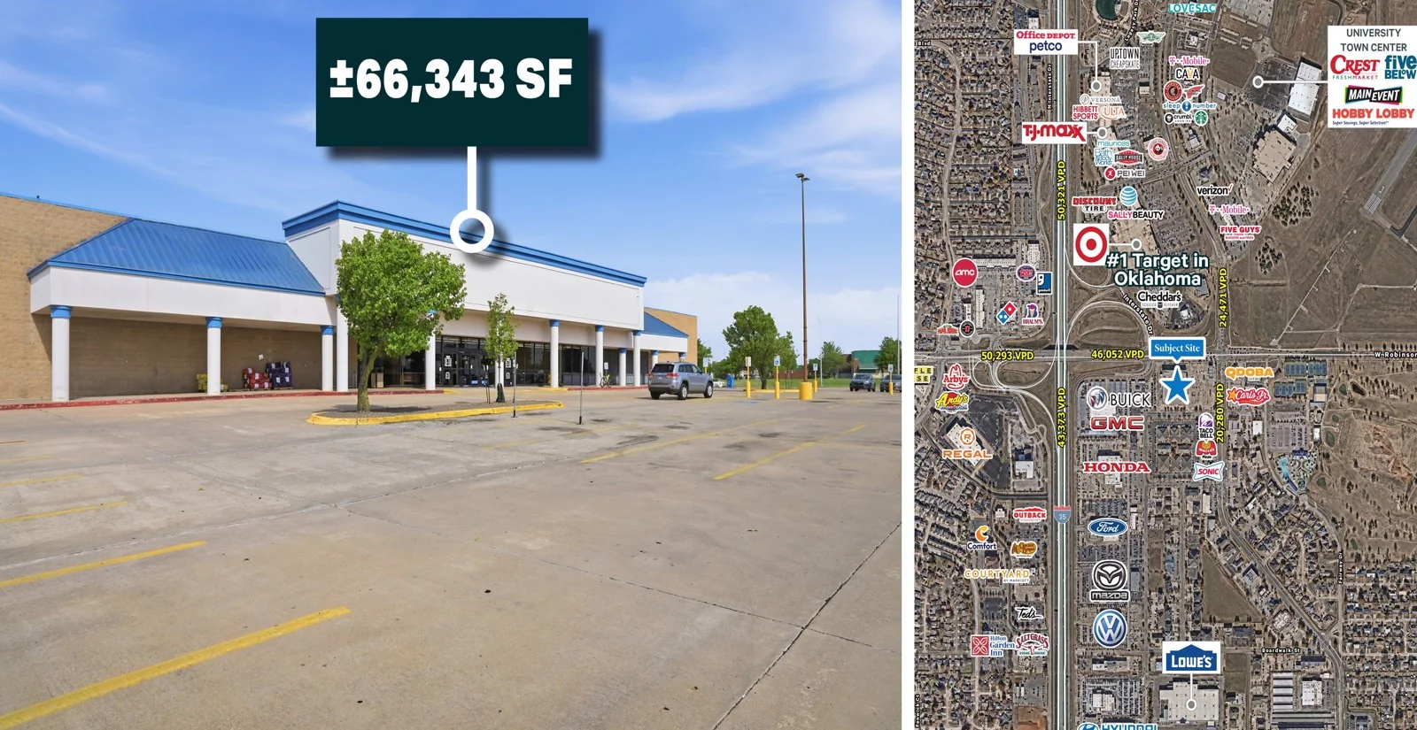 Former Grocery Box — Lease in Norman, OK, photo 1 of 3